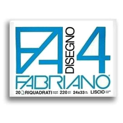 Blocco Disegno F4 24X33 20Ff. Liscio Squadrato X10