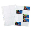 Cf.10 Buste Forate Porta Cards 8.5X5.4 X1