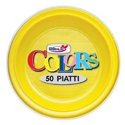 Cf.50 Piatti Frutta Giallo X1