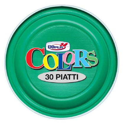 Cf.30 Piatti Piani Verde X1