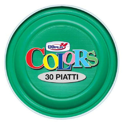 Cf.30 Piatti Fondi Verde X1