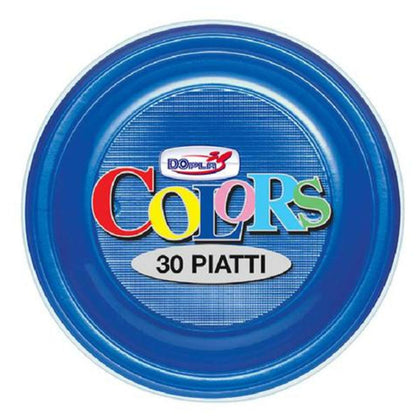 Cf.25 Piatti Fondi Blu X1