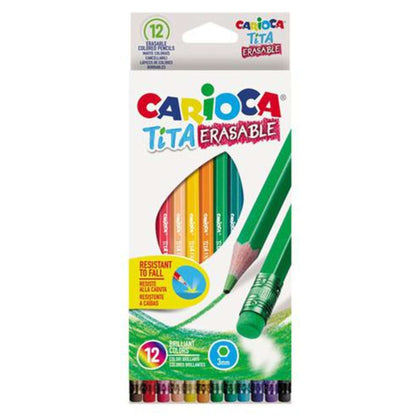 Sc.12 Pastelli Tita Erasable Carioca 42897 X12