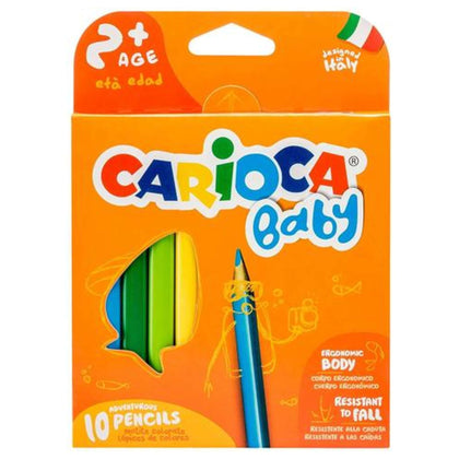 Sc.10 Pastelli 2+ Baby Pencil Carioca 42819 X6