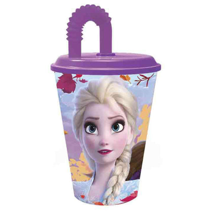 Bicchiere Con Cannuccia Frozen 2 430Ml 35030 X1