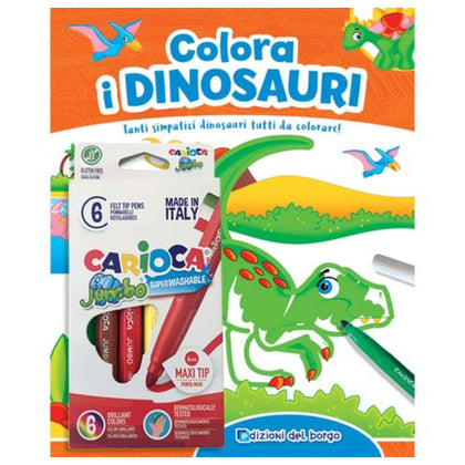 Colorare I Dinosauri + Pennarelli V.6.90 79468L X1