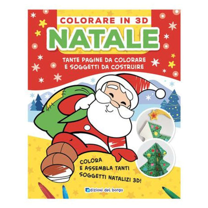 Colorare In 3D Natale - Edizioni Del Borgo