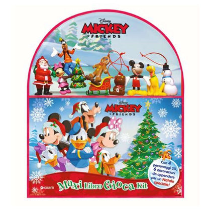 Natale Maxi Libro Gioca Kit Mickey Friends