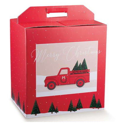 Scatola Bottiglia+Panettone Red Pickup 37127 X1