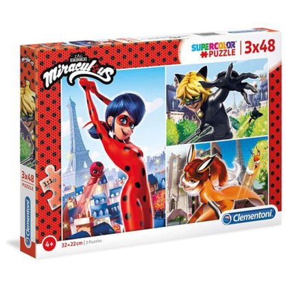 Puzzle 3X48Pz Miraculous 25234 X1