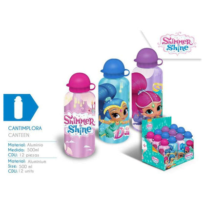 Borraccia Alluminio 500Ml Shimmer & Shine Ss-17027 X1