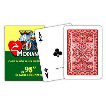 Carte Modiano Poker 98 Rosse X1