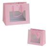 Shoppers Rosa C/Finestra 16X8X14Cm 180Gr 57204 X10