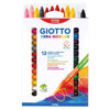 Scatola 12 Pastelli A Cera Bicolor Giotto 2913 X1