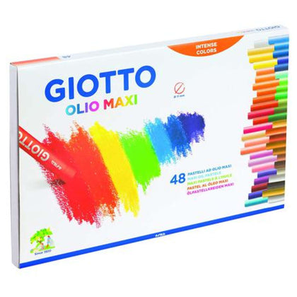 Scatola 48 Pastelli Ad Olio Maxi Giotto 2932 X1