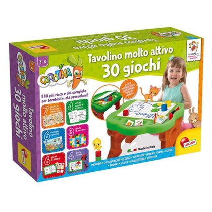 Carotina Tavolino Molto Attivo 30 Giochi 77458 X1