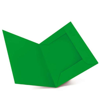 Cf.50 Cartelline Manilla 3 Lembi Verde X1