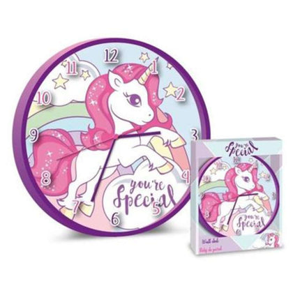 Orologio Da Parete 25Cm Unicorno Kid-Kl10503 X1