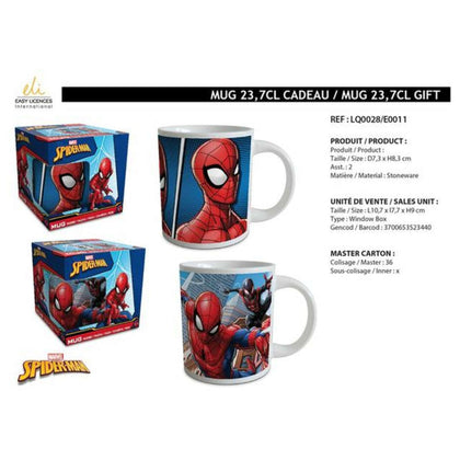 Tazza In Ceramica 237Ml Spiderman Mv-Lq0028 X1