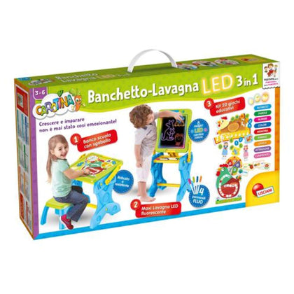 Carotina Banchetto Led Gioco E Imparo 3 In 1 77465 X1