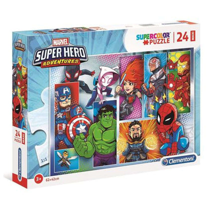 Puzzle Maxi 24Pz Superhero 24208 X1