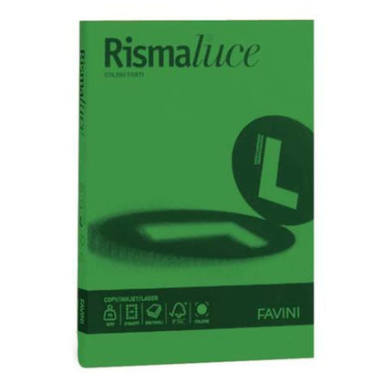 Rismaluce A4 125Ff. 200Gr. Verde X1