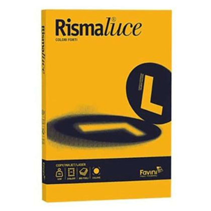 Rismaluce A4 125Ff. 200Gr. Giallo Oro X1