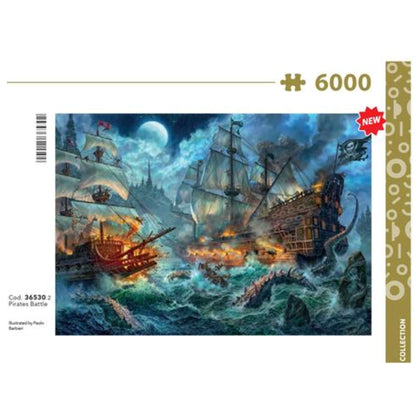 Puzzle 6000Pz Hqc Pirates Battle 36530 X1