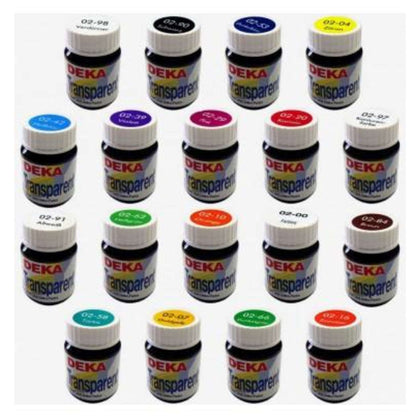 Col. Solvente Deka Transparent 25Ml. Blu Chiaro X6