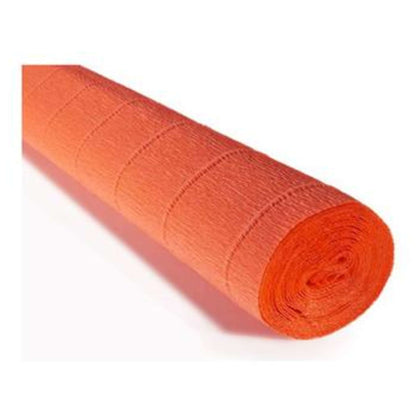 Cf.10 Carta Crespa 40Gr. Arancio 05 (30/03) X1