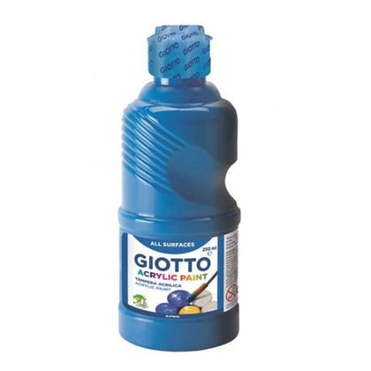 Tempera Acrilica Giotto 250 Ml. Cyan 15 X1