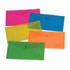 Busta Voucher In Ppl Con Bottone Col. Fluo X5