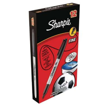 Marker Sharpie Fine Nero X12