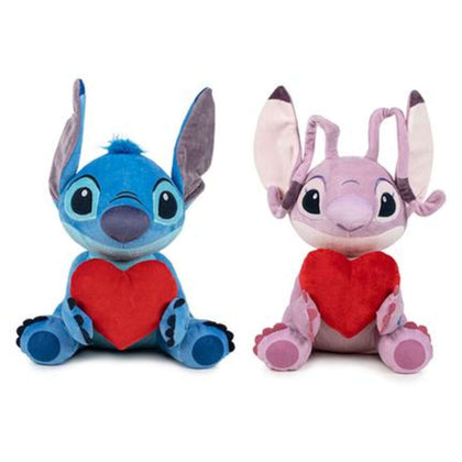 Peluche 30Cm Stitch - Angel Con Cuore X1