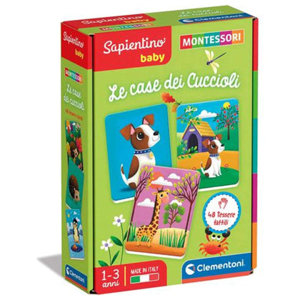 Sapientino Baby Montessori - Card Le Case Dei Cuccioli 16434 X1