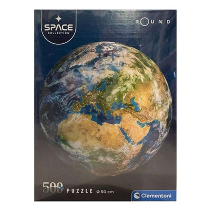 Puzzle 500Pz Round Space Collection Earth X1