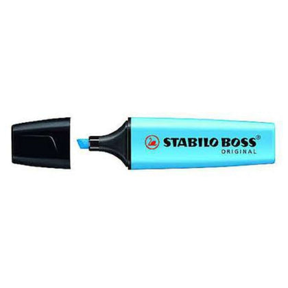 Evidenziatore Stabilo Azzurro 31 X10