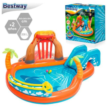 Piscina Play Center Vulcano 265X265X104Cm 530690 X1