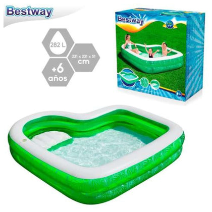 Piscina Gonfiabile Paradiso Tropicale 234X152X51Cm 543360 X1