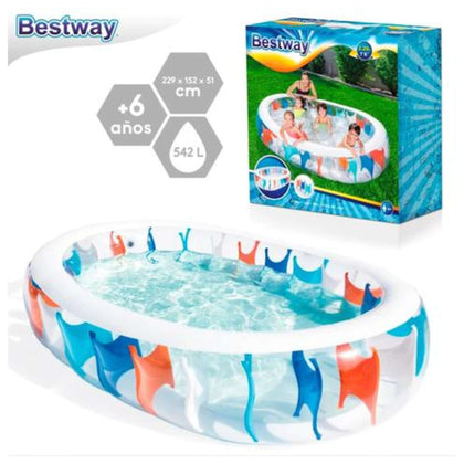 Piscina Gonfiabile Ovale 234X152X51Cm 540660 X1