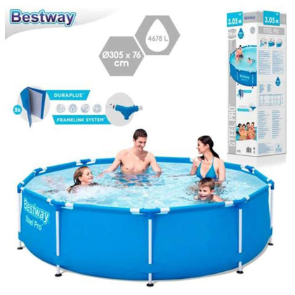 Piscina Tubolare Tonda Steel Pro 305X76Cm 566770 X1