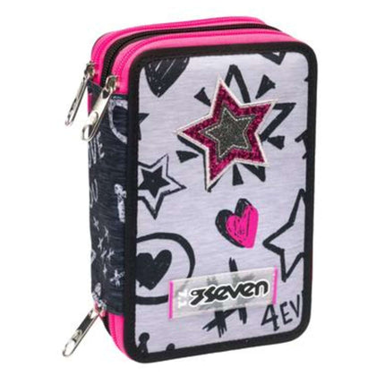 Astuccio 3Zip Zipper Glamy X1