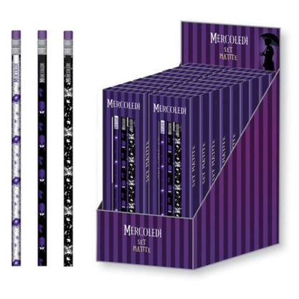 Kit 3 Matite Mercoledi' X1