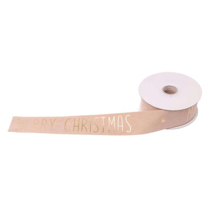 Nastro Merry X'Mas Beige Mt.10X25Mm N29014 X1