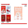 Biglietti Medi Buon Natale Con Glitter Abncc23 X12