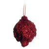 Sfera Decorata Con Magnolie Red X1