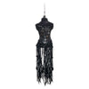 Bx 6 Mezzo Busto Donna Decorato Black X1