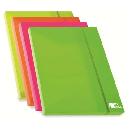 Cartellina Ppl 25X35 Con Elastico Fluo Ds. 2 X1