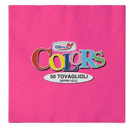 Cf.50 Tovaglioli 33X33 Fucsia 18404 X1