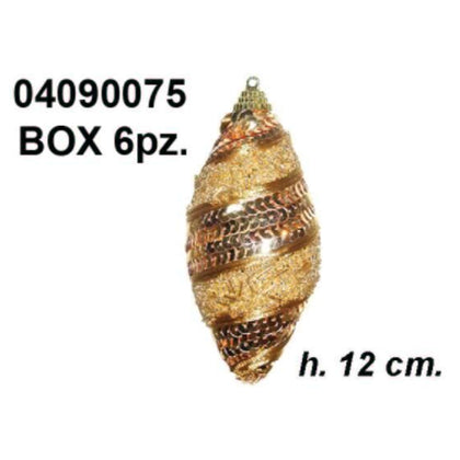 Box 6 Drop Spiralate Gold 12Cm.Db6035-12/G X1